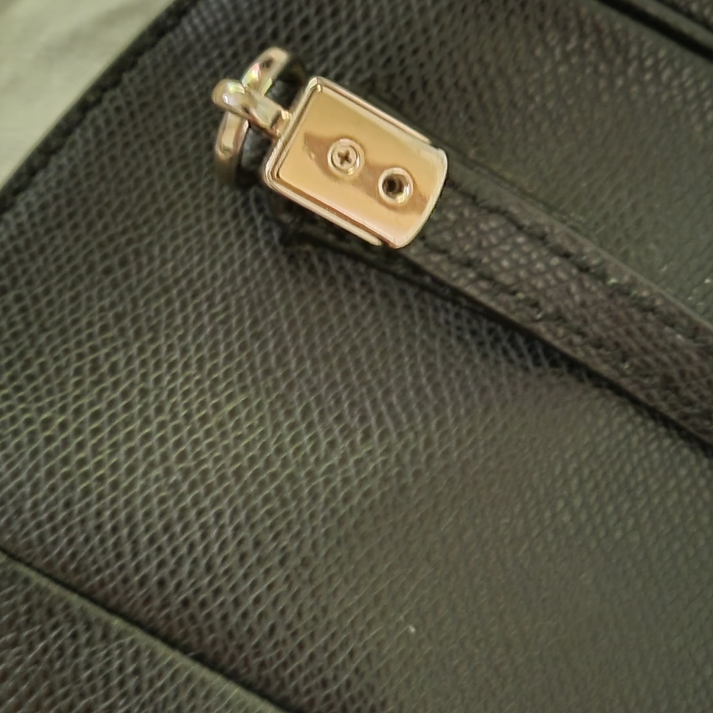 Coach small navy satchel - Picture 4 of 6